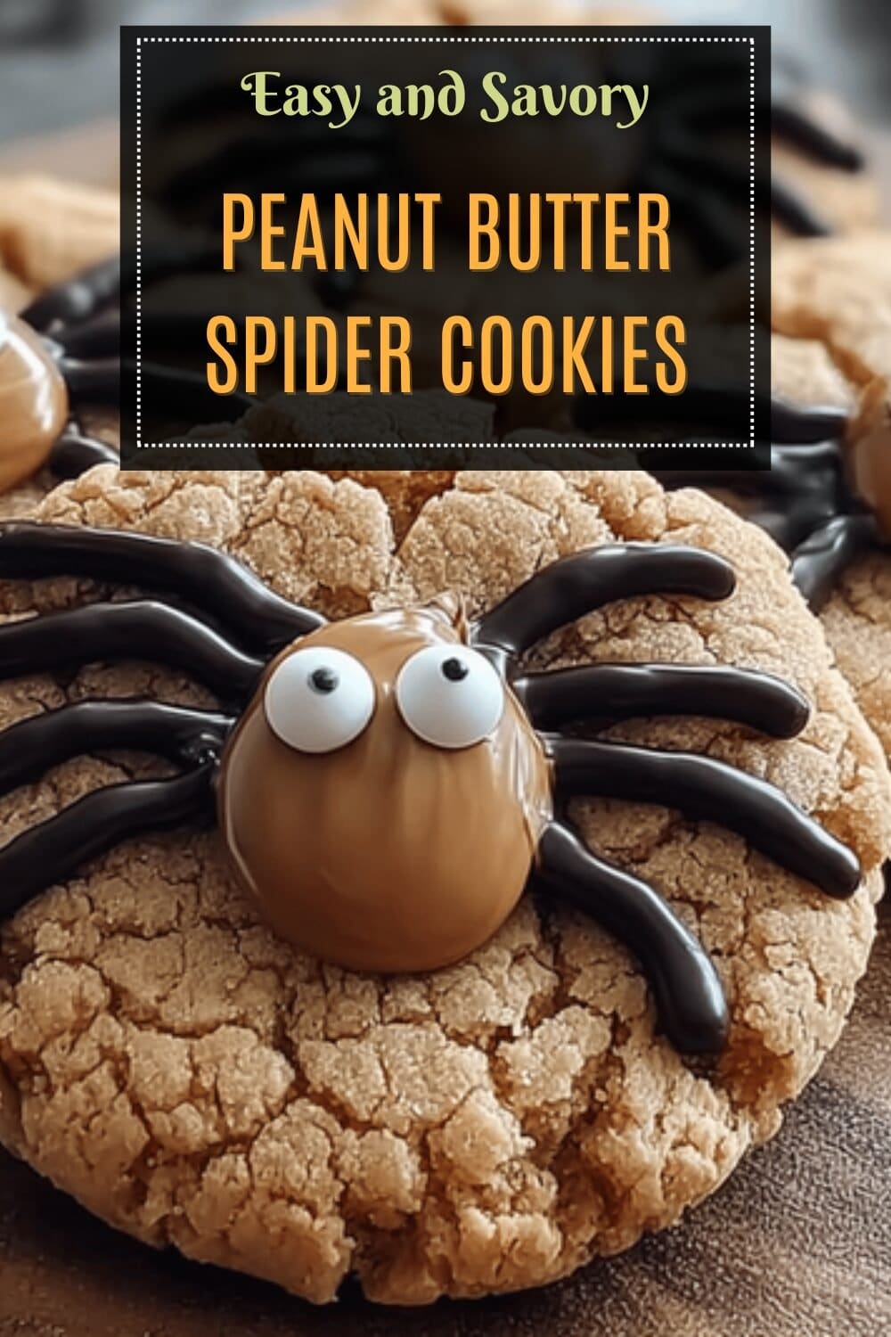 Peanut Butter Spider Cookies Recipe For Easy And Fun Halloween Treats 7 Peanut Butter Spider Cookies