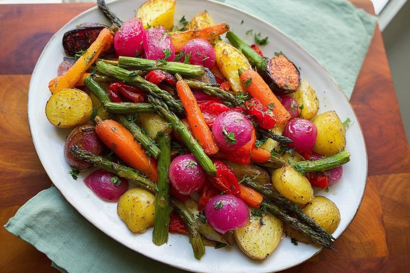 Roasted Spring Vegetables